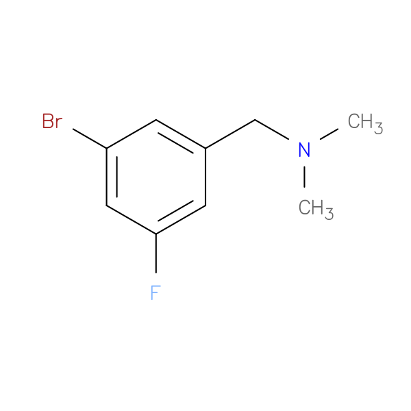 1-(3-Bromo-5-fluorophenyl)-n,n-dimethylmethanamine