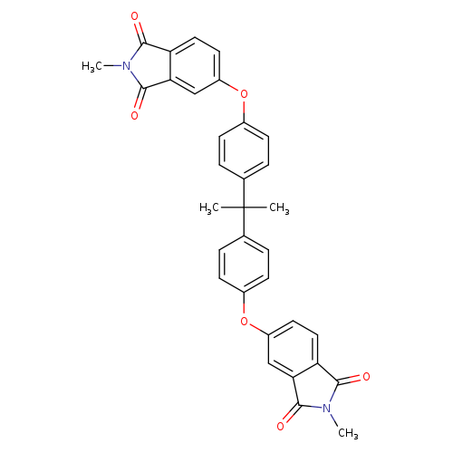 5,5′-[(1-Methylethylidene)bis(4,1-phenyleneoxy)]bis[2-methyl-1H-isoindole-1,3(2H)-dione]