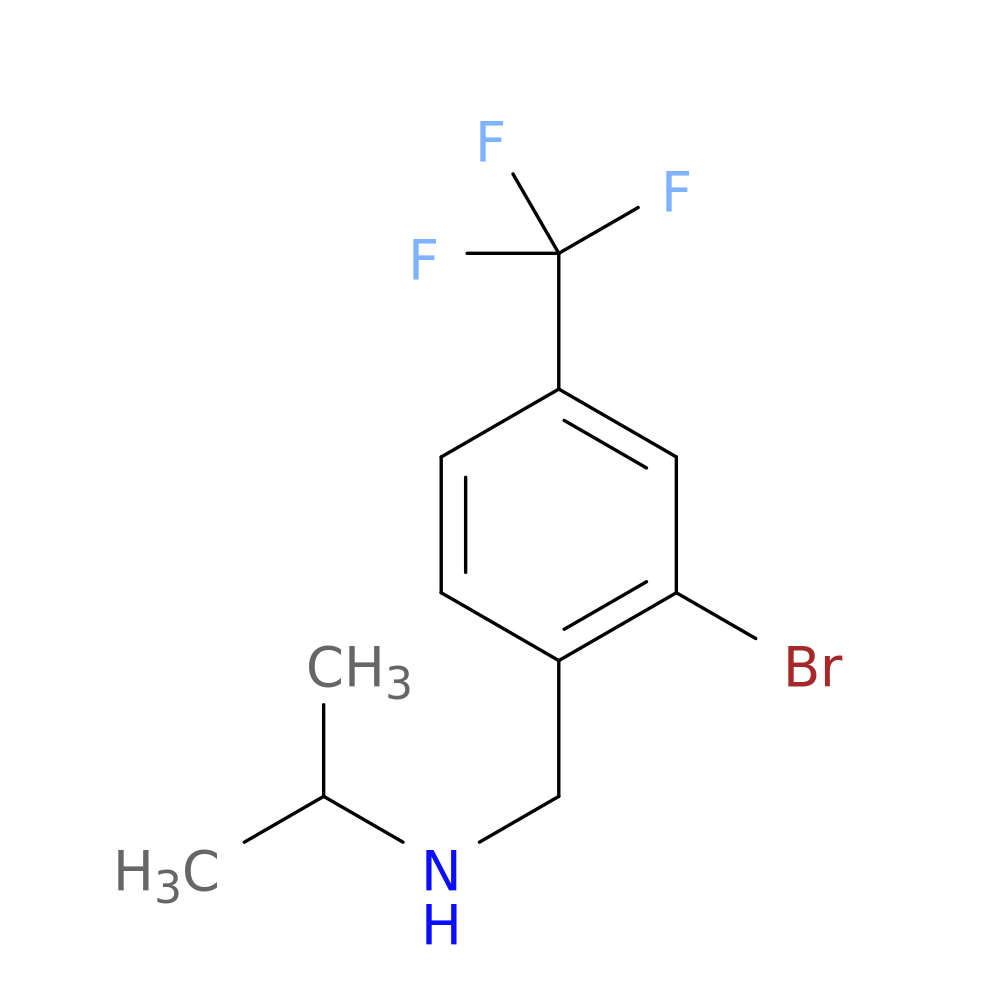 (2-Bromo-4-trifluoromethyl-benzyl)-isopropyl-amine