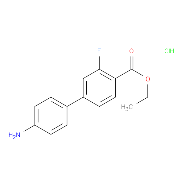 Ethyl 4-(4-aminophenyl)-2-fluorobenzoate, HCl