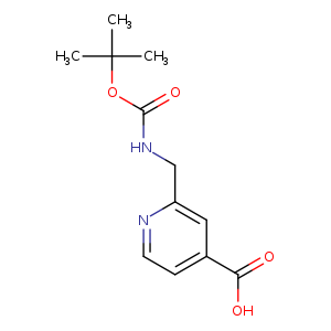 2-({[(Tert-Butoxy)Carbonyl]Amino}Methyl)Pyridine-4-Carboxylic Acid