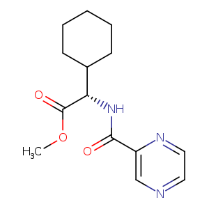 Cyclohexaneacetic acid, α-[(2-pyrazinylcarbonyl)aMino]-, Methyl ester, (αS)-