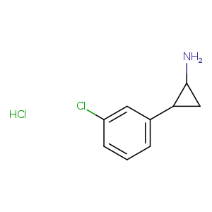 2-(3-Chlorophenyl)cyclopropan-1-amine hydrochloride