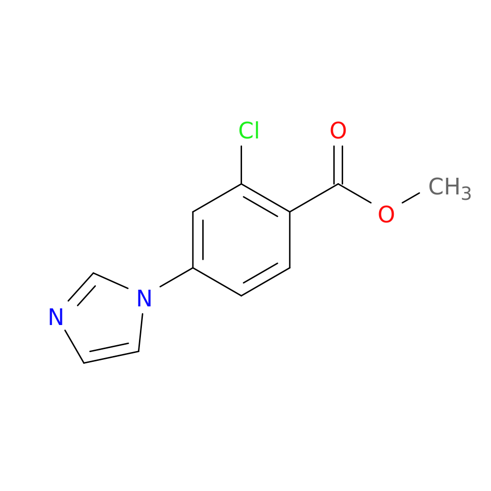 Methyl 2-chloro-4-(imidazol-1-yl)benzoate