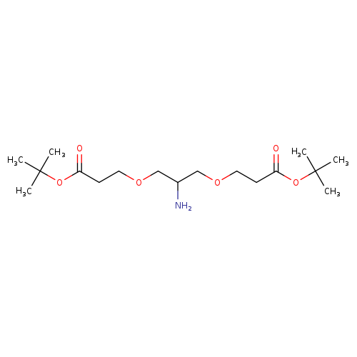 Di-tert-butyl 3,3'-((2-aminopropane-1,3-diyl)bis(oxy))dipropionate
