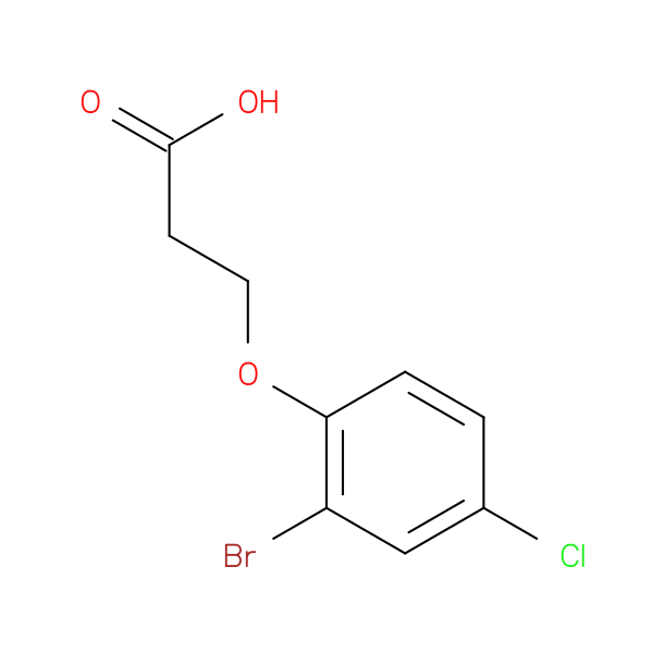 3-(2-bromo-4-chlorophenoxy)propanoic acid