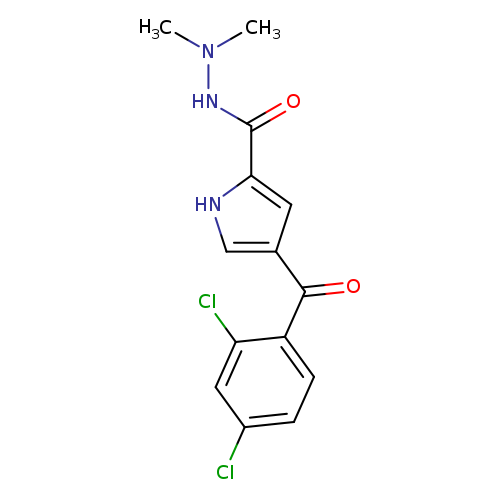 4-(2,4-dichlorobenzoyl)-N',N'-dimethyl-1H-pyrrole-2-carbohydrazide