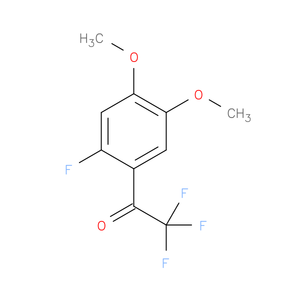 2,2,2-trifluoro-1-(2-fluoro-4,5-dimethoxyphenyl)ethan-1-one