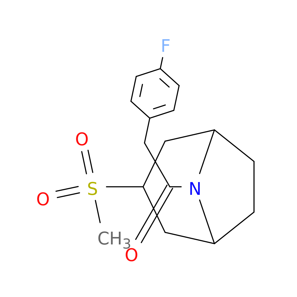 2-(4-fluorophenyl)-1-{3-methanesulfonyl-8-azabicyclo[3.2.1]octan-8-yl}ethan-1-one