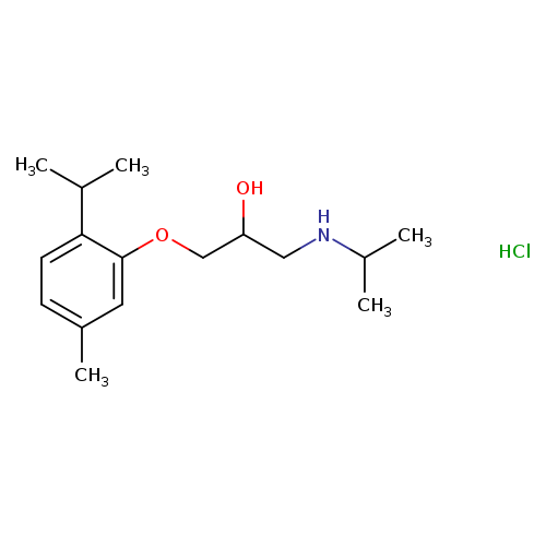 1-(2-Isopropyl-5-methylphenoxy)-3-(isopropylamino)propan-2-ol hydrochloride
