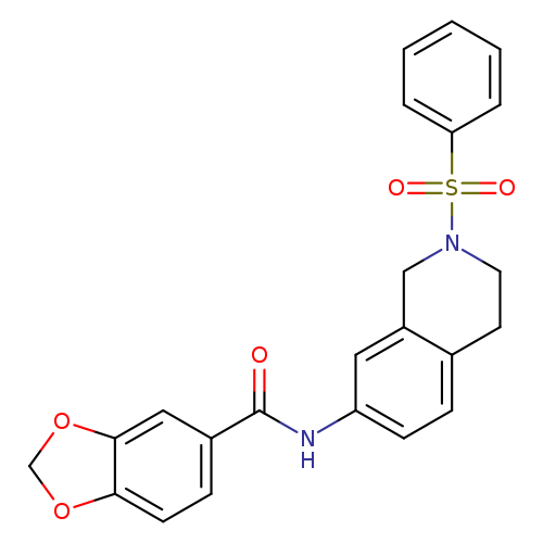 N-[2-(benzenesulfonyl)-1,2,3,4-tetrahydroisoquinolin-7-yl]-2H-1,3-benzodioxole-5-carboxamide