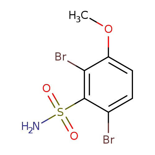2,6-dibromo-3-methoxybenzene-1-sulfonamide
