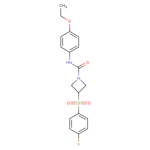 N-(4-ethoxyphenyl)-3-(4-fluorobenzenesulfonyl)azetidine-1-carboxamide