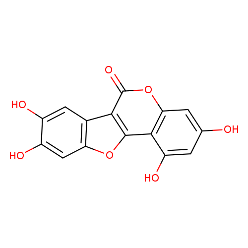 6H-​Benzofuro[3,​2-​c]​[1]​benzopyran-​6-​one, 1,​3,​8,​9-​tetrahydroxy-