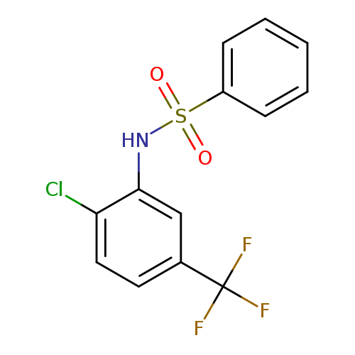 N-[2-chloro-5-(trifluoromethyl)phenyl]benzenesulfonamide
