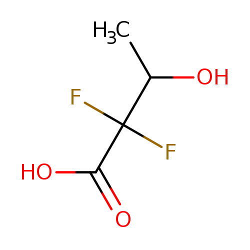 2,2-Difluoro-3-hydroxybutanoic acid