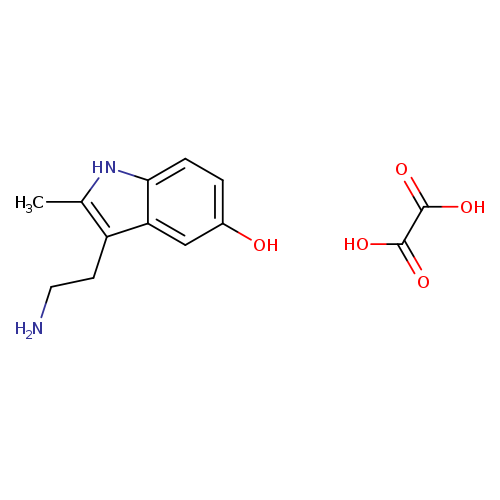 3-(2-aminoethyl)-2-methyl-1H-indol-5-ol, oxalic acid