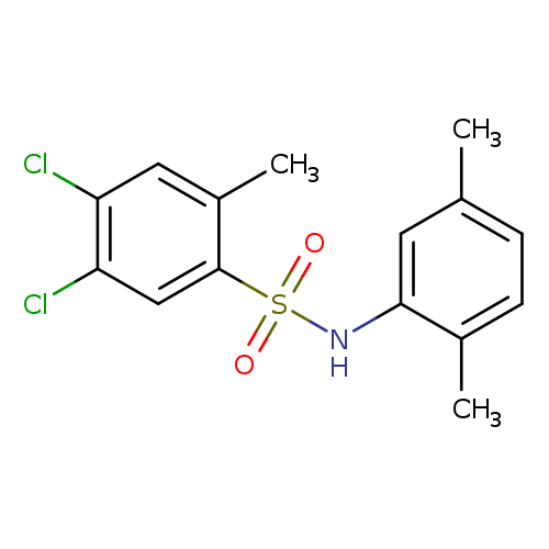 4,5-dichloro-N-(2,5-dimethylphenyl)-2-methylbenzene-1-sulfonamide