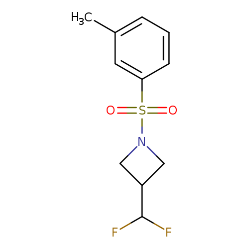 3-(difluoromethyl)-1-(3-methylbenzenesulfonyl)azetidine