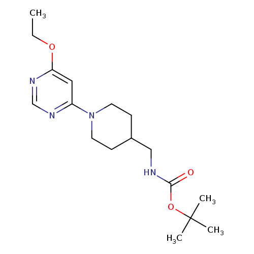 tert-Butyl ((1-(6-ethoxypyrimidin-4-yl)piperidin-4-yl)methyl)carbamate