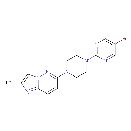 5-bromo-2-(4-{2-methylimidazo[1,2-b]pyridazin-6-yl}piperazin-1-yl)pyrimidine