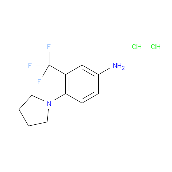 4-(Pyrrolidin-1-yl)-3-(trifluoromethyl)aniline dihydrochloride