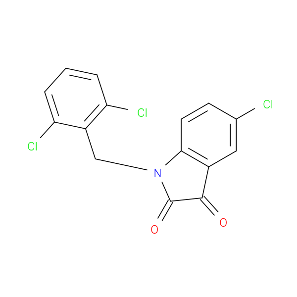 5-chloro-1-[(2,6-dichlorophenyl)methyl]-2,3-dihydro-1H-indole-2,3-dione