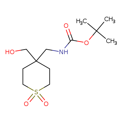 tert-butylN-{[4-(hydroxymethyl)-1,1-dioxo-1lambda6-thian-4-yl]methyl}carbamate