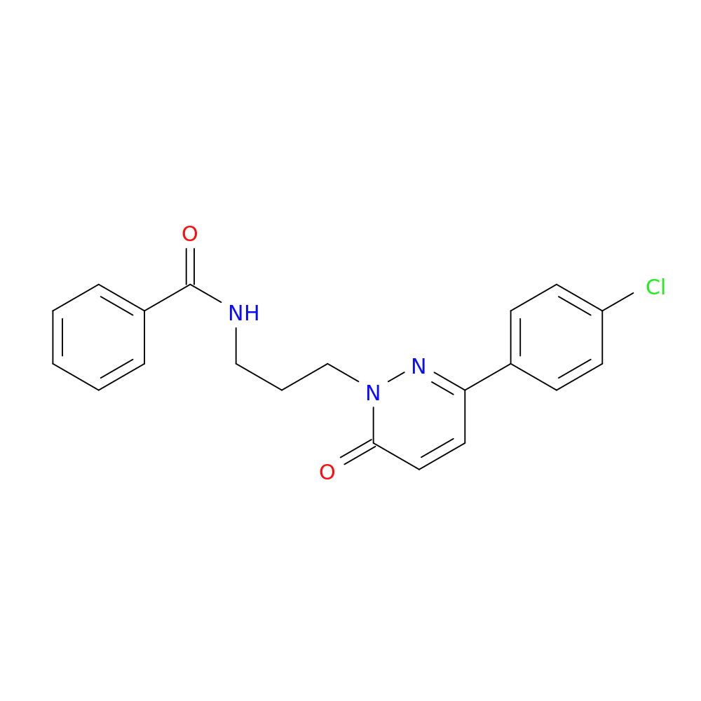 N-{3-[3-(4-chlorophenyl)-6-oxo-1,6-dihydropyridazin-1-yl]propyl}benzamide