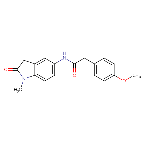 2-(4-methoxyphenyl)-N-(1-methyl-2-oxo-2,3-dihydro-1H-indol-5-yl)acetamide