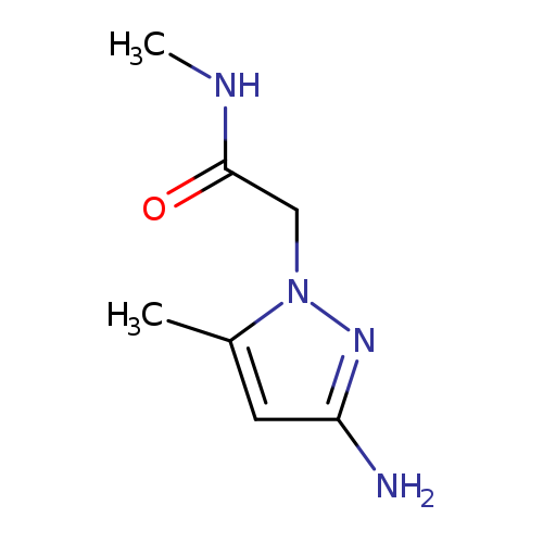 2-(3-amino-5-methyl-1H-pyrazol-1-yl)-N-methylacetamide