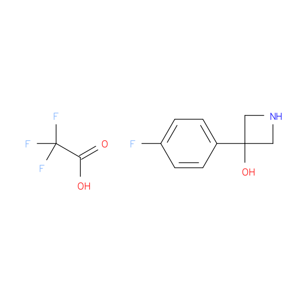 3-(4-fluorophenyl)azetidin-3-ol; trifluoroacetic acid