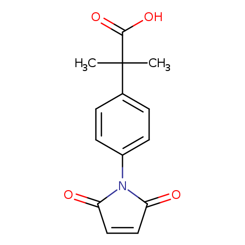 2-[4-(2,5-dioxo-2,5-dihydro-1H-pyrrol-1-yl)phenyl]-2-methylpropanoic acid