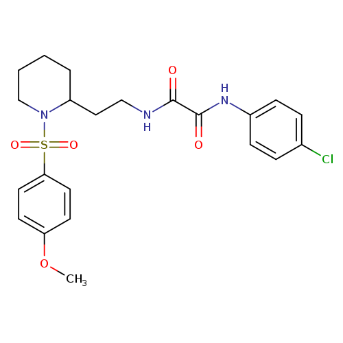 N'-(4-chlorophenyl)-N-{2-[1-(4-methoxybenzenesulfonyl)piperidin-2-yl]ethyl}ethanediamide