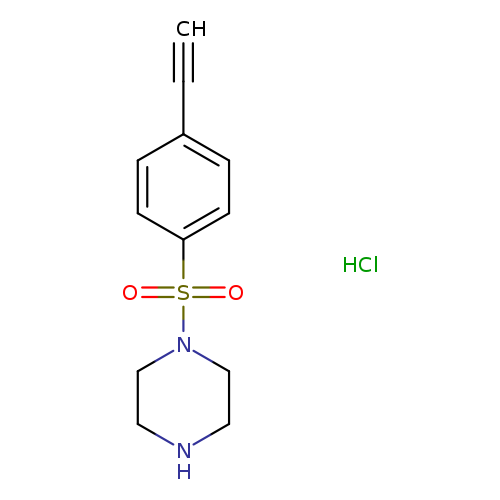 1-(4-Ethynylphenyl)sulfonylpiperazine hydrochloride