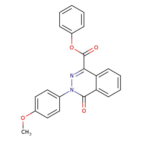 phenyl 3-(4-methoxyphenyl)-4-oxo-3,4-dihydrophthalazine-1-carboxylate