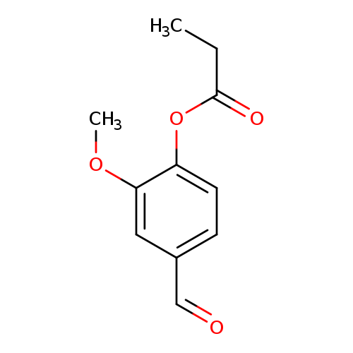 4-Formyl-2-methoxyphenyl propionate