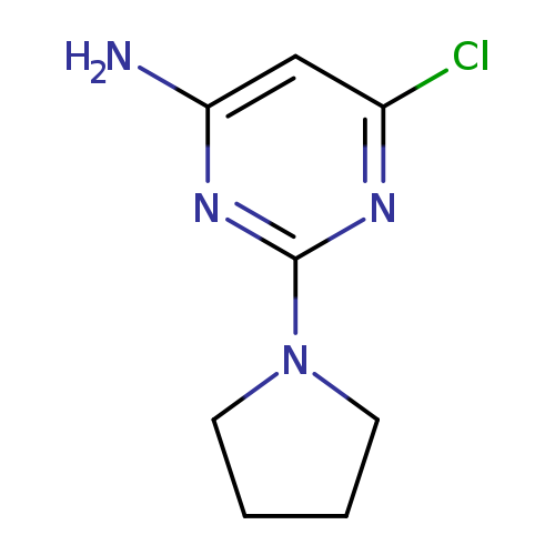 6-Chloro-2-(pyrrolidin-1-yl)pyrimidin-4-amine