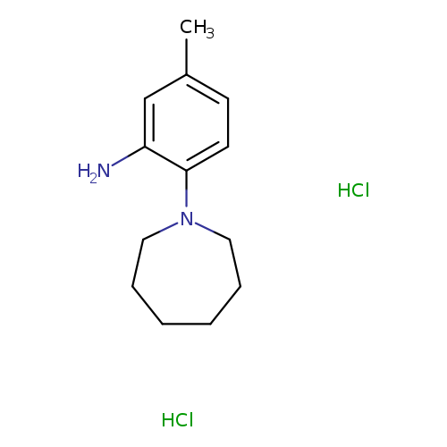 [2-(1-azepanyl)-5-methylphenyl]amine dihydrochloride