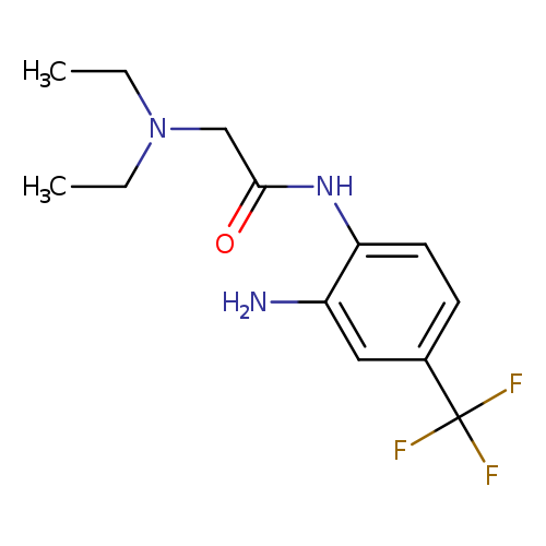 N-[2-amino-4-(trifluoromethyl)phenyl]-2-(diethylamino)acetamide