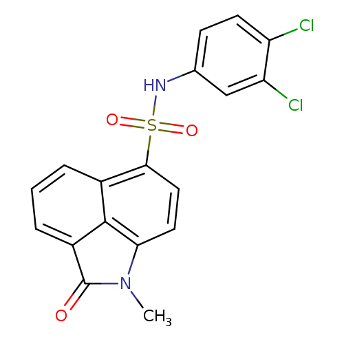 N-(3,4-dichlorophenyl)-1-methyl-2-oxo-1,2-dihydrobenzo[cd]indole-6-sulfonamide