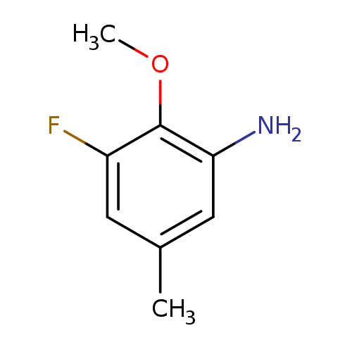 Benzenamine,  3-fluoro-2-methoxy-5-methyl-