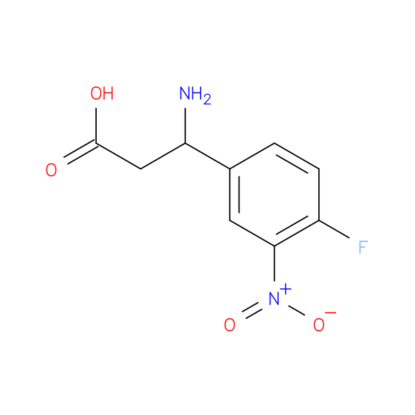 3-Amino-3-(4-fluoro-3-nitrophenyl)propanoic acid