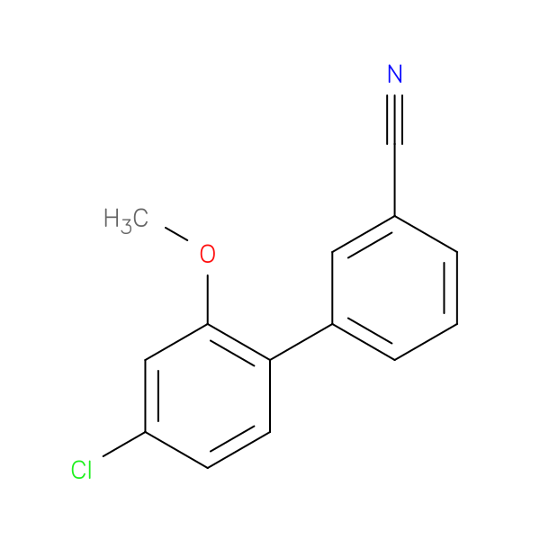 3-(4-Chloro-2-methoxyphenyl)benzonitrile