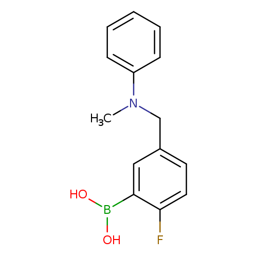 (2-fluoro-5-{[methyl(phenyl)amino]methyl}phenyl)boronic acid