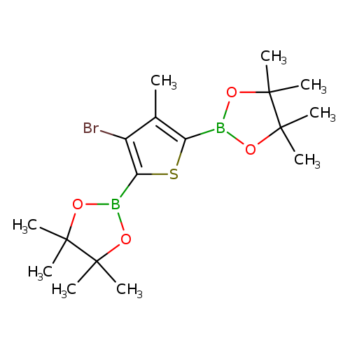 3-Bromo-4-methylthiophene-2,5-diboronic acid, pinacol ester