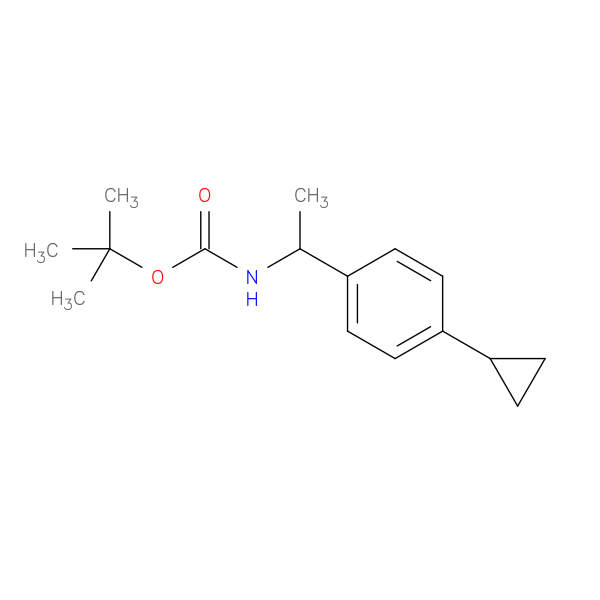 tert-butyl N-[1-(4-cyclopropylphenyl)ethyl]carbamate