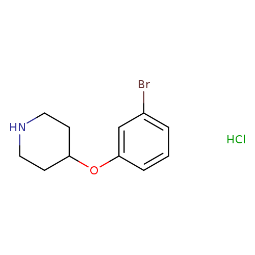 3-Bromophenyl 4-piperidinyl ether hydrochloride