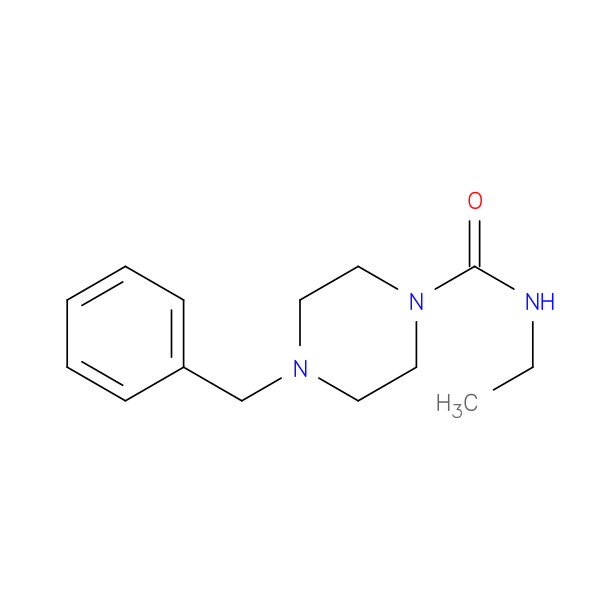 N-Ethyl-4-(phenylmethyl)-1-piperazinecarboxamide
