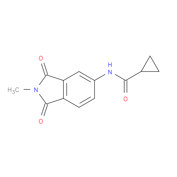 N-(2-methyl-1,3-dioxo-2,3-dihydro-1H-isoindol-5-yl)cyclopropanecarboxamide